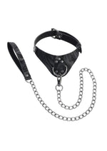 Velvet Noir Collar and Leash - Black