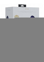 Vive Riko Rechargeable Silicone Triple Motor Thumper with Finger Motion Vibrator - Purple