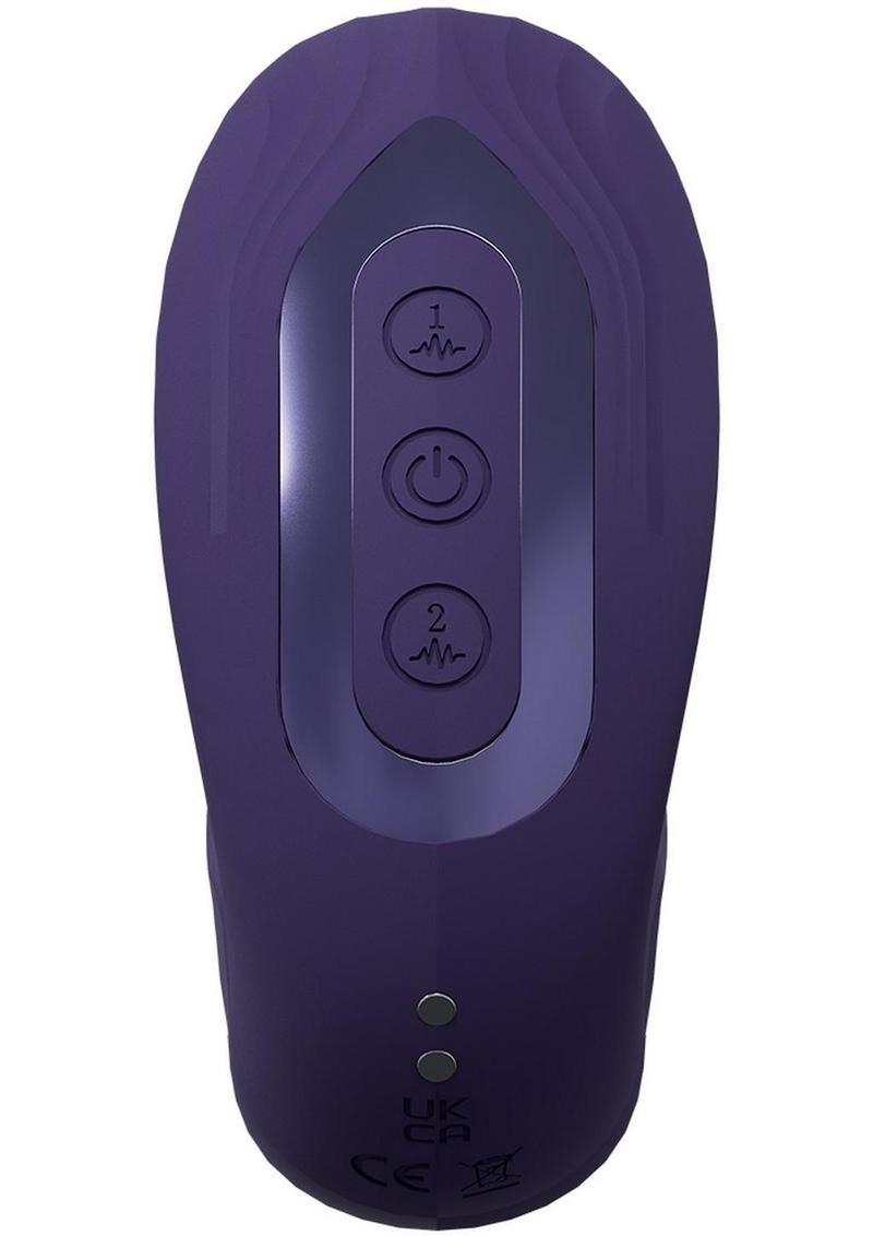 Vive Yuna Rechargeable Silicone Triple Motor Air Wave Vibrator with G-Spot Flapping Stimulation Vibrator