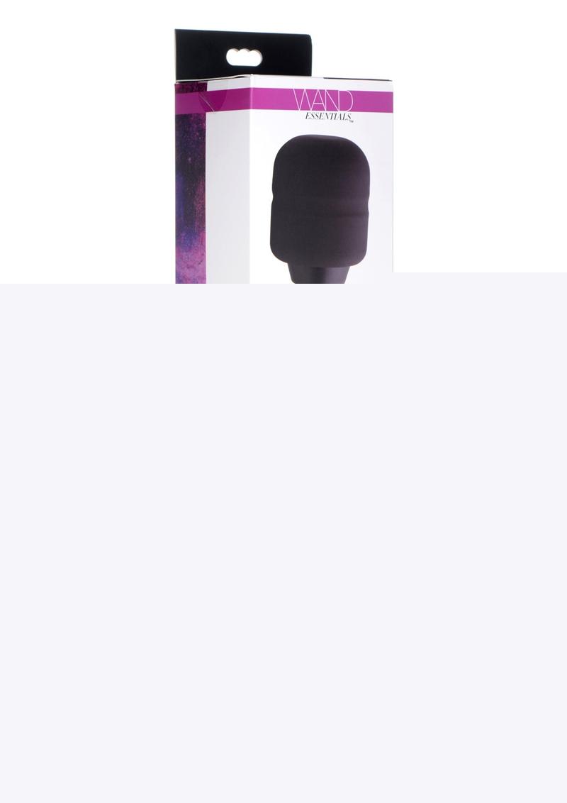 Wand Essentials Scepter 50x Silicone Vibrating Wand Massager - Black
