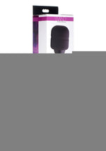 Wand Essentials Scepter 50x Silicone Vibrating Wand Massager - Black