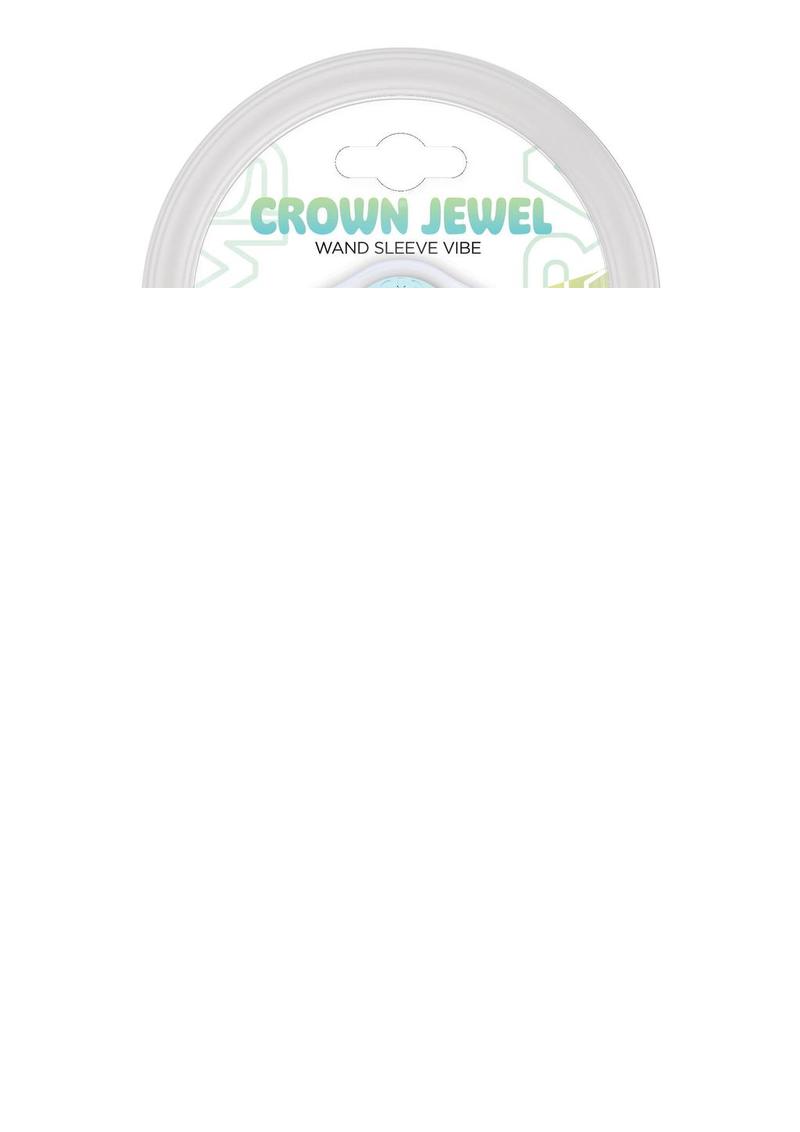 Wet Dreams Crown Jewel Rechargeable Silicone Crown Scepter Vibrating Wand - Multicolor