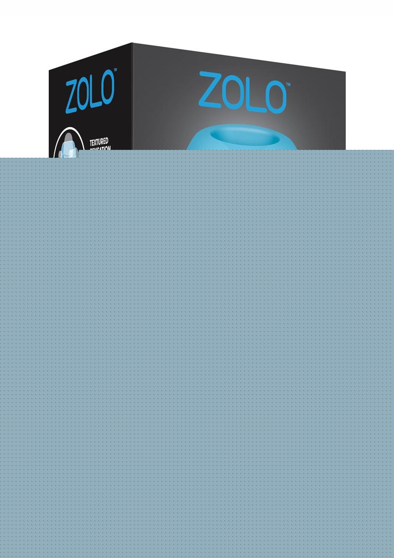 ZOLO Squeezable Mini Bubble Masturbator - Blue