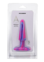 A-Play Groovy Silicone Anal Plug 5in - Fuschia - Magenta/Pink