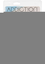 Addiction Toy Collection Ben Silicone Dildo with Balls - Black - 7in