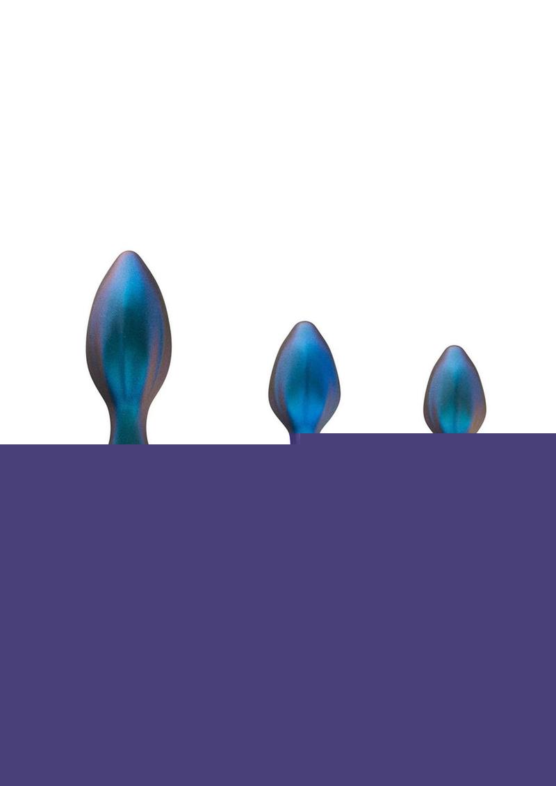 Anal Adventures Matrix Cosmos Plug Kit Silicone Anal Plug Set - Lunar