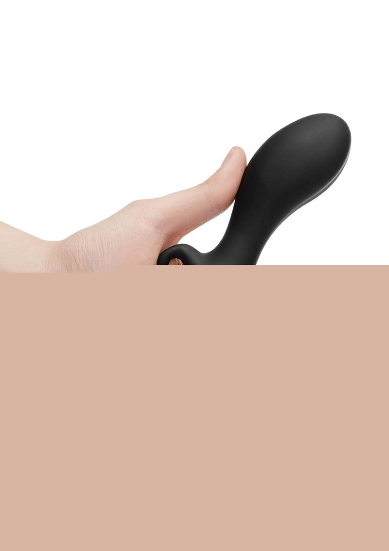 B-Vibe Expanding Plug Rechargeable Silicone with Remote Anal Plug