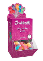 Bachelorette Party Favors Jolly Pecker Pops - Assorted Colors - Display