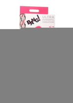 Bang! Thrusting and Vibrating Rechargeable Silicone Rabbit Vibrator - Pink
