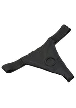 Bedroom Bliss ChÃ©rie Thong Strap-On Panty Harness - Black - Large