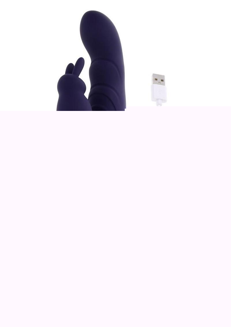 Big Deal Girthy Rechargeable Silicone Rabbit Vibrator