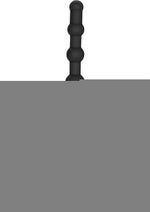 Booty Call Booty Flexer Silicone Beaded Butt Plug - Black