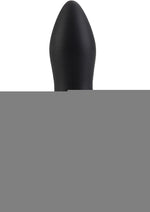 Booty Call Booty Rocket Silicone Vibrating Butt Plug - Black