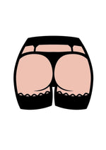 Butt Enamel Pin - Black/Vanilla