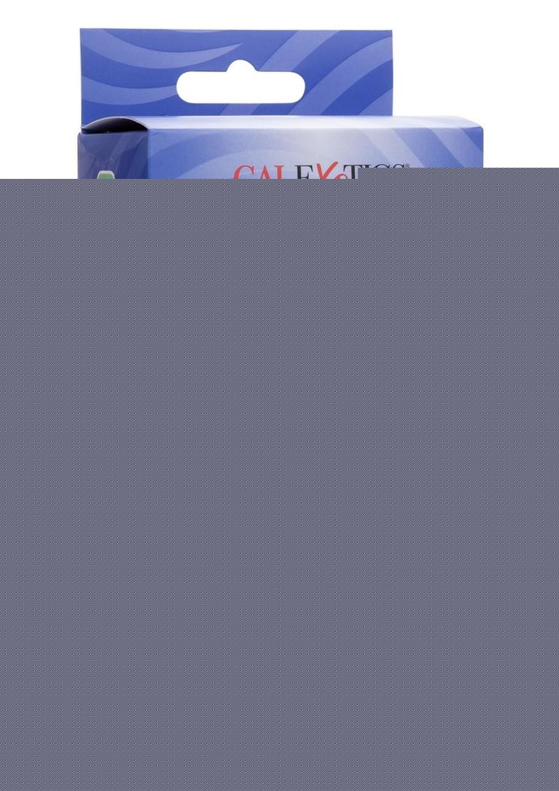 Cheeky Rechargeable Silicone Glow In The Dark Butt Plug - Blue/Glow In The Dark - Large