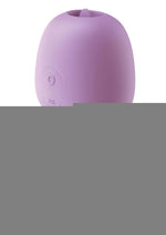 Clit-Tastic Intense Dual Massager Rechargeable Silicone Vibrator with Clitoral Stimulator - Lavender/Purple