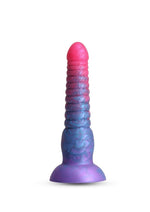 Colours Stacked Silicone Dildo - Blue/Pink - 6in