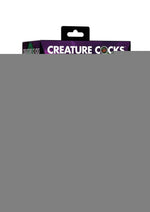 Creature Cocks Glowzilla Glow In The Dark Silicone Dildo - Black/Glow In The Dark/Green