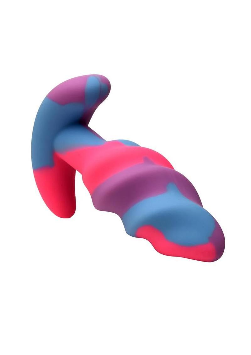 Creature Cocks Unicorn Swirl Silicone Butt Plug