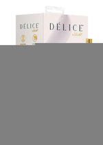 Delice Fleus Air Pulsing Vibe Rechargeable Silicone Clitoral Vibrator - Barely - Purple