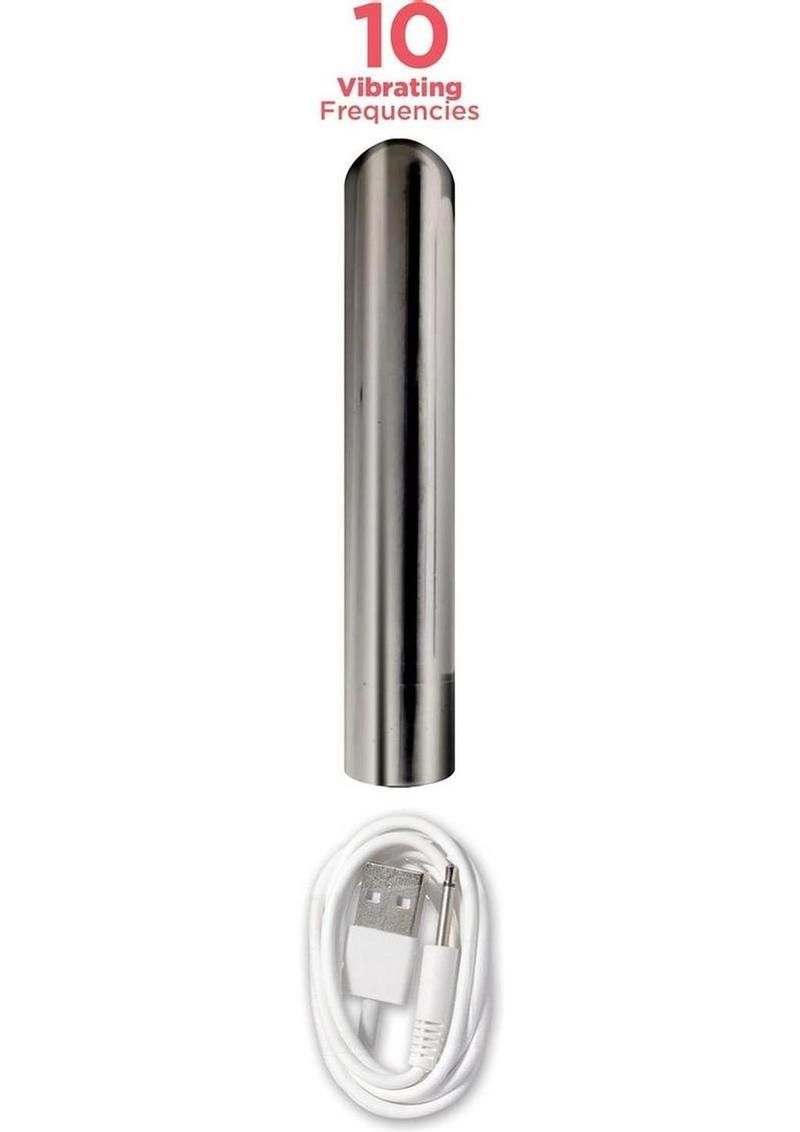 Dickboy Vibes Rechargeable Silicone Multi Speed Dildo - Chocolate - 8in