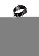 Euphoria Collection Multi Chain Collar Harness - Black - Plus Size/Queen