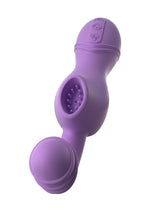 Fantasy For Her Tease N' Please Her USB Rechargeable Silicone Clitoral Stimulator Waterproof - Purple - 6.5in