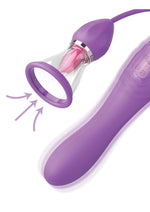 Fantasy For Her Ultimate Pleasure Max Rechargeable Silicone Vibrator with Clitoral Stimulator