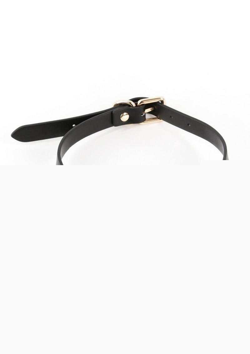 Fashion and Fetish Katherine Silicone Ball Gag - Black/Red