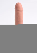 Fetish Fantasy Series Rechargeable Hollow Strap-On Dildo with Balls and Harness with Wireless Remote Control - Caramel - 10in
