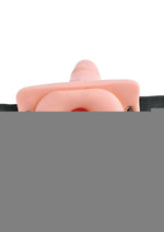 Fetish Fantasy Series Hollow Rechargeable Strap-On Dildo with Balls and Harness with Remote Control