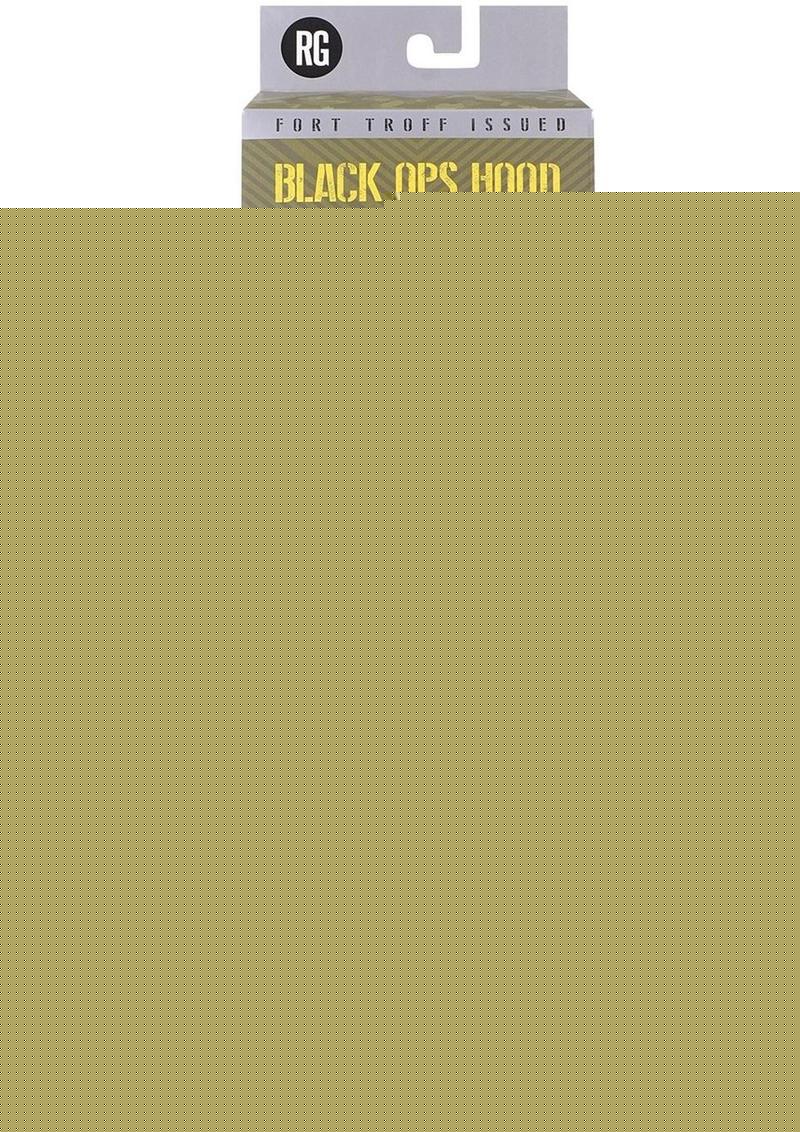 Fort Troff Black Ops Hood - Regular - Black - One Size