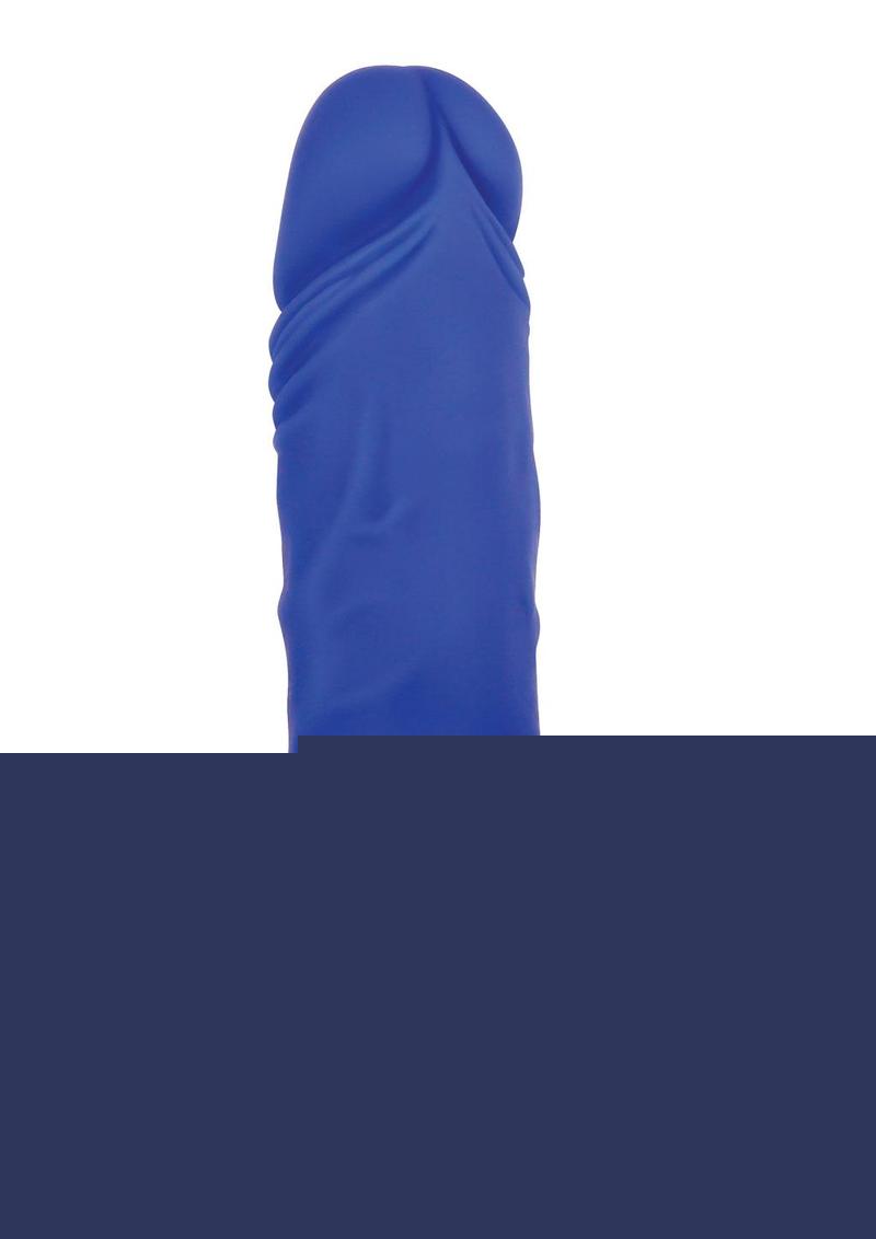 Gender X Semi Sweet Tart Color Changing Silicone Dildo - Blue/Purple