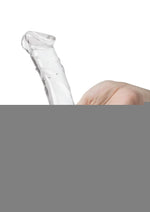 Glas Rideable Standing Glass Cock with Stability Base