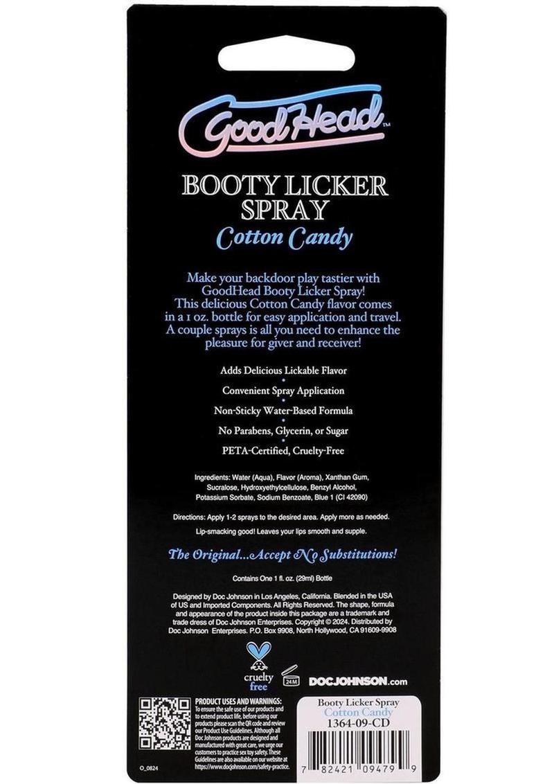 Goodhead Booty Licker Spray - Cotton Candy