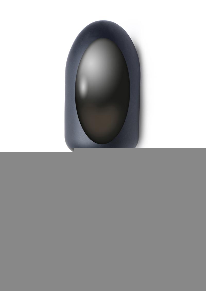 Heavy Hitters Premium Silicone Weighted Anal Plug - Black - Large