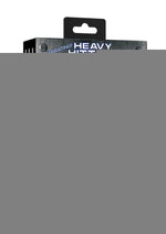 Heavy Hitters Vibrating Weighted Silicone Anal Plug - Black - Medium