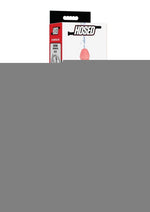 Hosed Slim Silicone Enema Hose - Vanilla - 12in