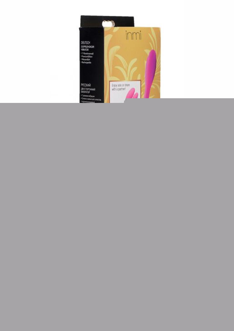Inmi Double Thump 7x Flexible Rechargeable Silicone Dual Dildo - Pink