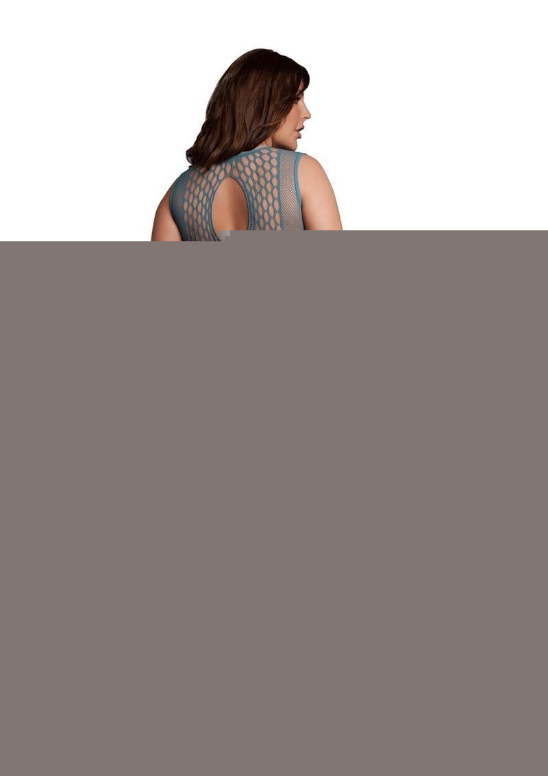 Le Desir Duo Net Key Hole Bra - Blue - Queen - Set