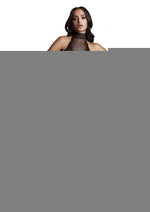 Le Desir Fishnet and Lace Bodystocking - Black - One Size