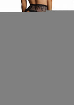 Le Desir Fishnet and Lace Garterbelt Stocking