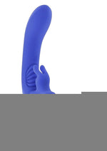 Lovebirds Rechargeable Silicone Dual Vibrator with Remote Control - Blue
