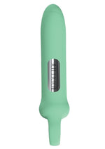 Loveline Harmony Loop Grip Vibe Ergonomic 10 Function Silicone Bullet Massager - Green