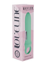 Loveline Harmony Loop Grip Vibe Ergonomic 10 Function Silicone Bullet Massager - Green