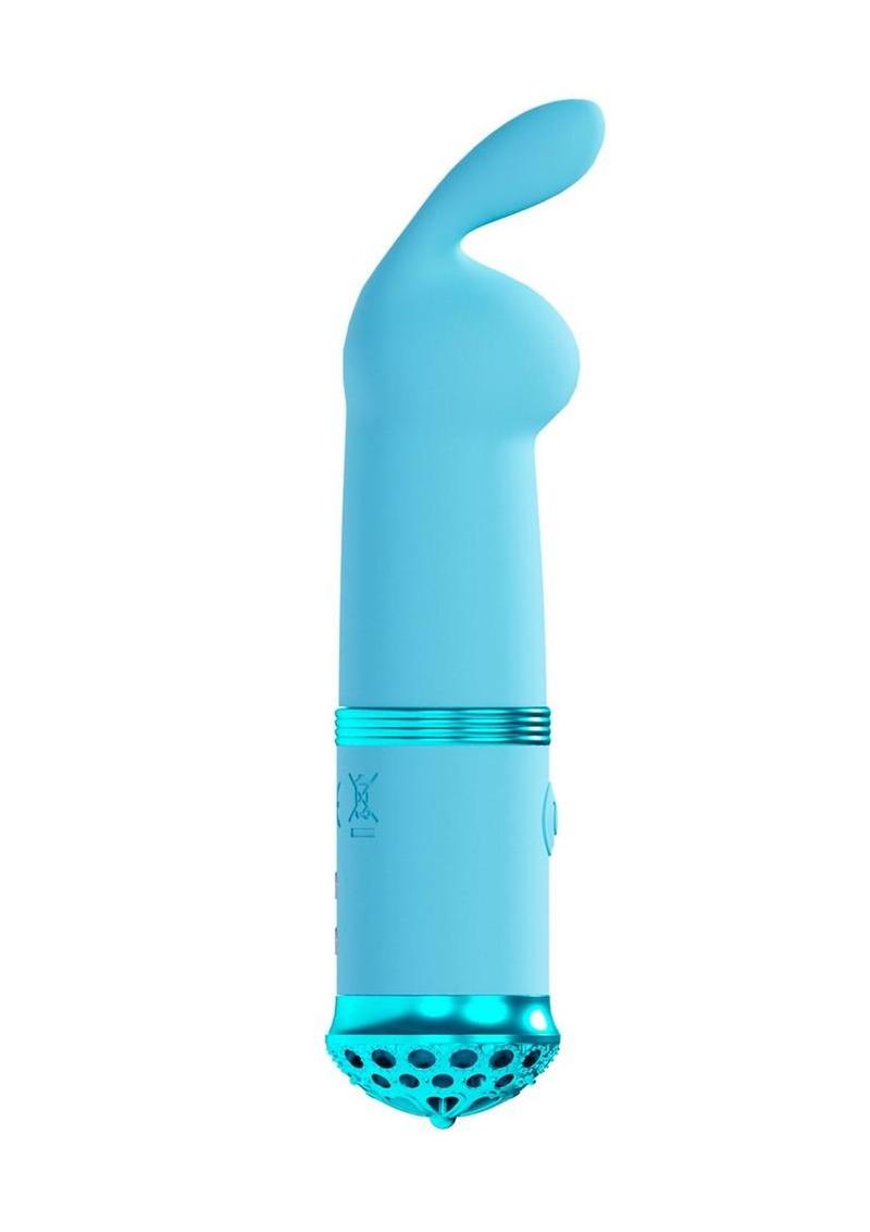 Loveline Reve 10 Function Silicone Rechargeable Mini Rabbit - Blue