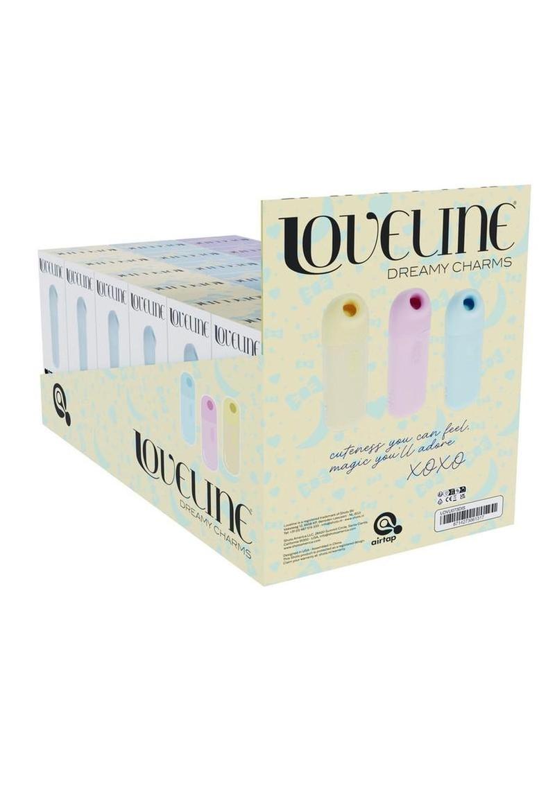 Loveline Sweetie Airtaptech Clitoral Stimulators - Assorted Colors - 20 Per Display