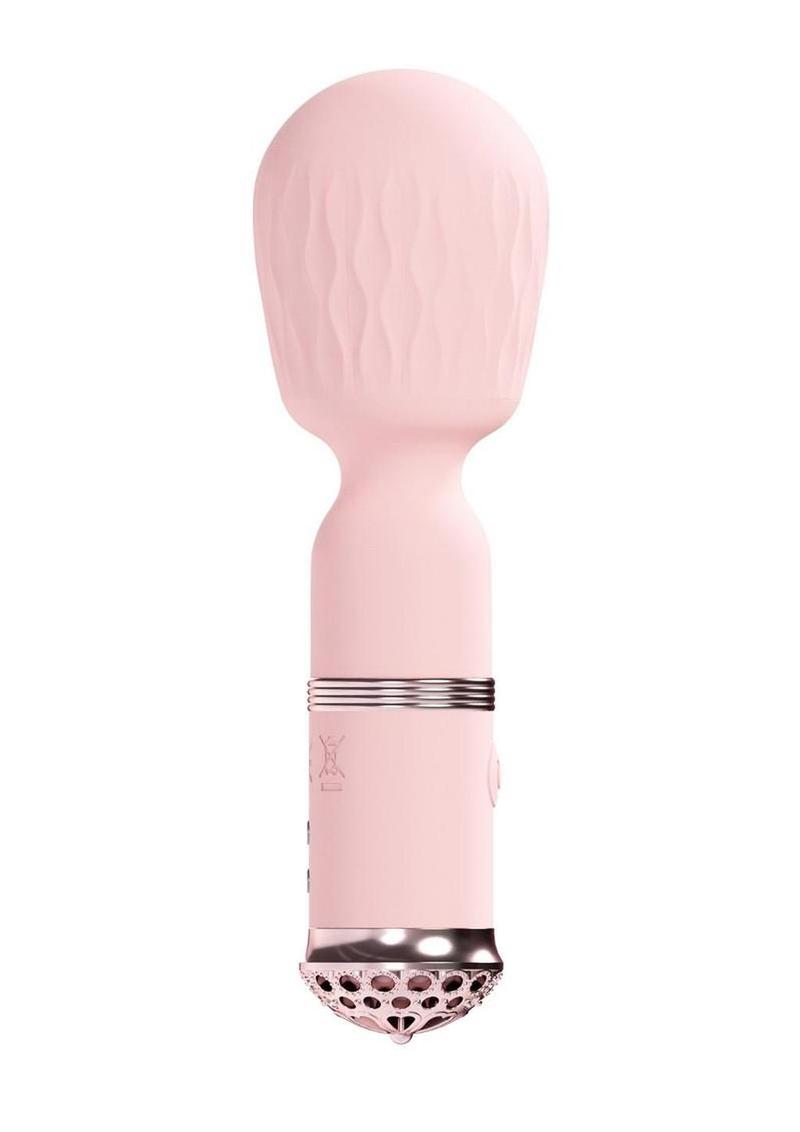 Loveline Velour 10 Function Rechargeable Silicone Mini-Wand