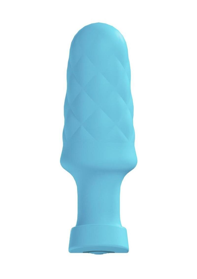 Loveline Velvet Rechargeable Silicone Vibrating Plug with Remote Control