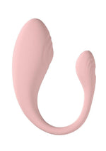 Loveline Wave C-Shape Vibe 10 Function Silicone Rechargeable Vibrator with Remote
